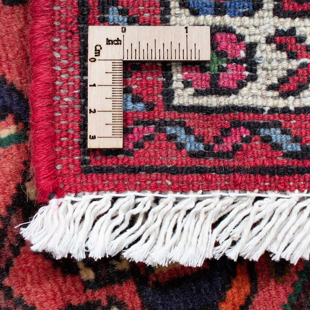 Tapis de couloir Tapis persan - Nomadic - 196 x 80 cm - rouge foncé