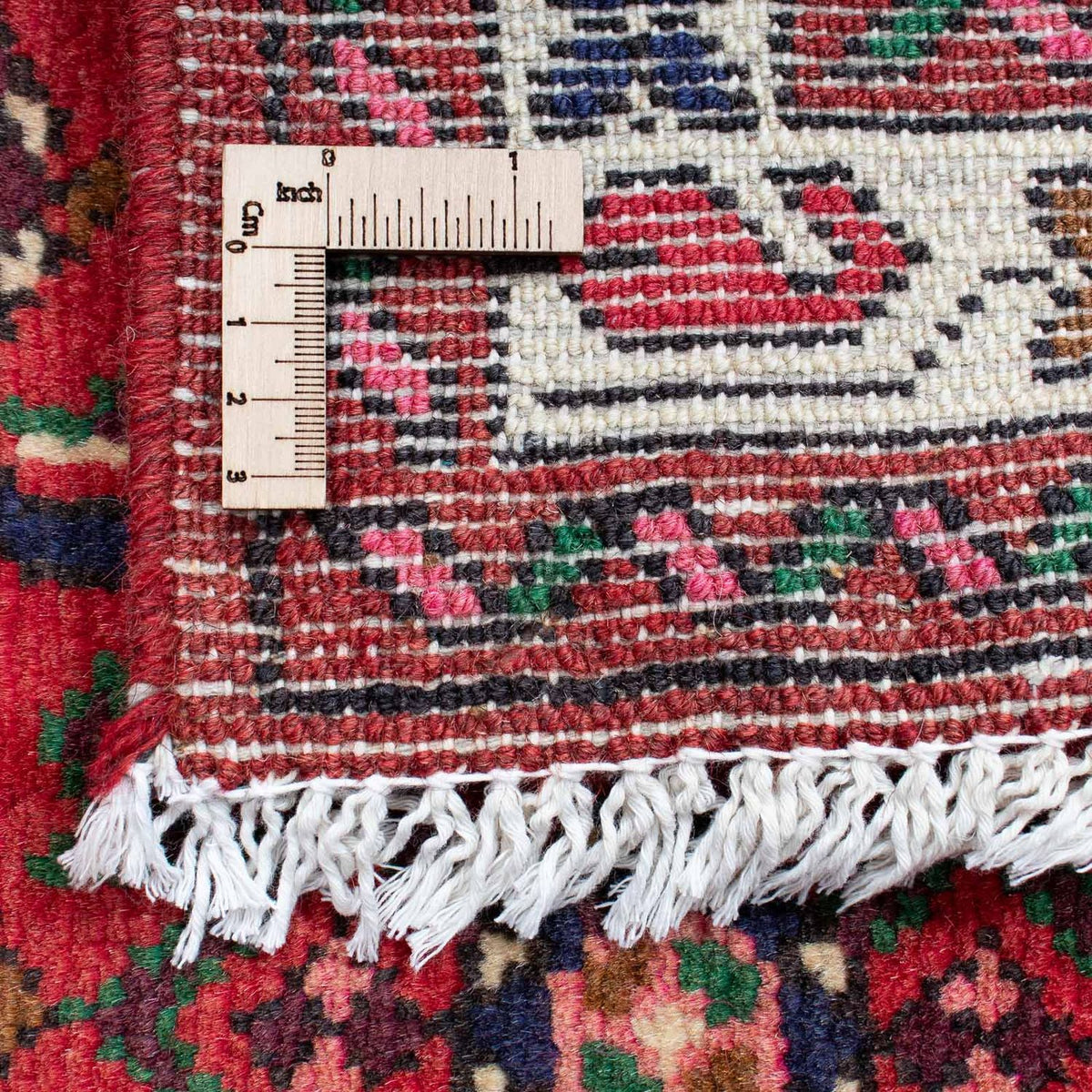 Tapis de couloir Tapis persan - Nomadic - 200 x 80 cm - rouge foncé