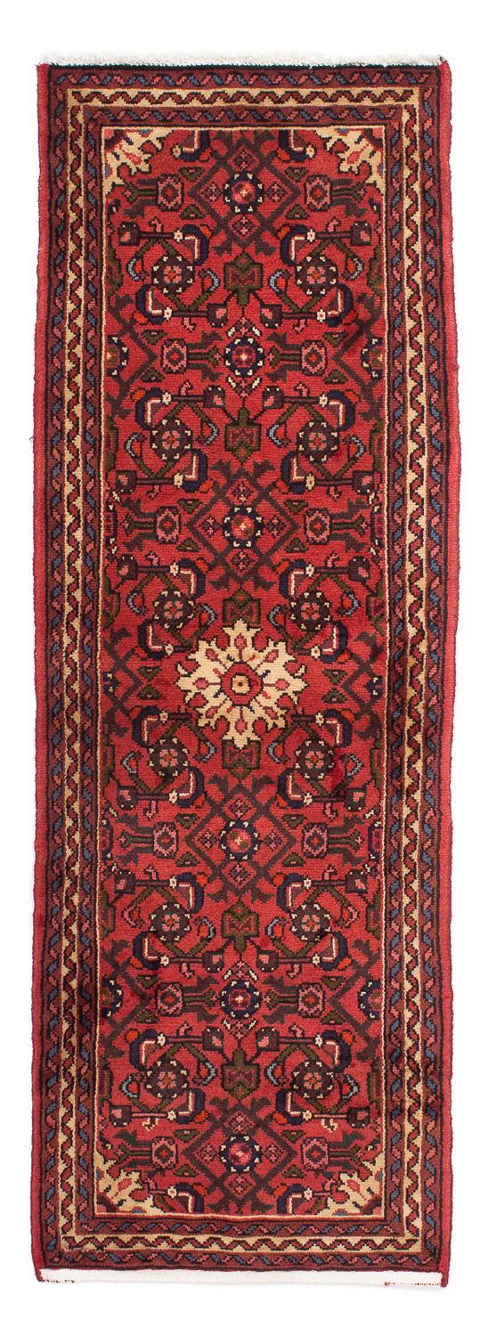 Tapis de couloir Tapis persan - Nomadic - 200 x 70 cm - rouge foncé