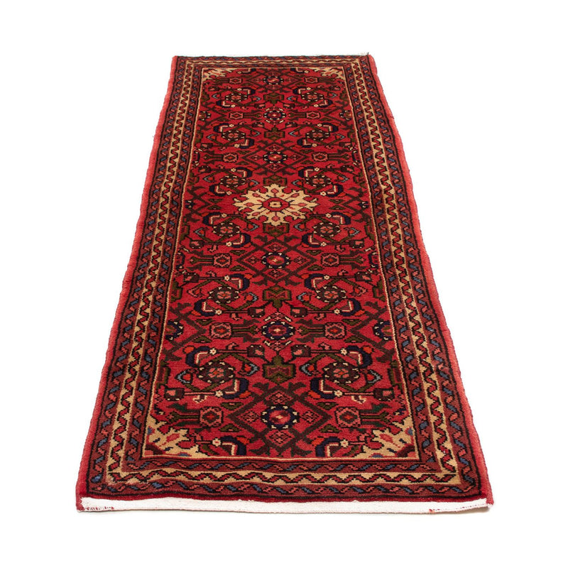 Tapis de couloir Tapis persan - Nomadic - 200 x 70 cm - rouge foncé