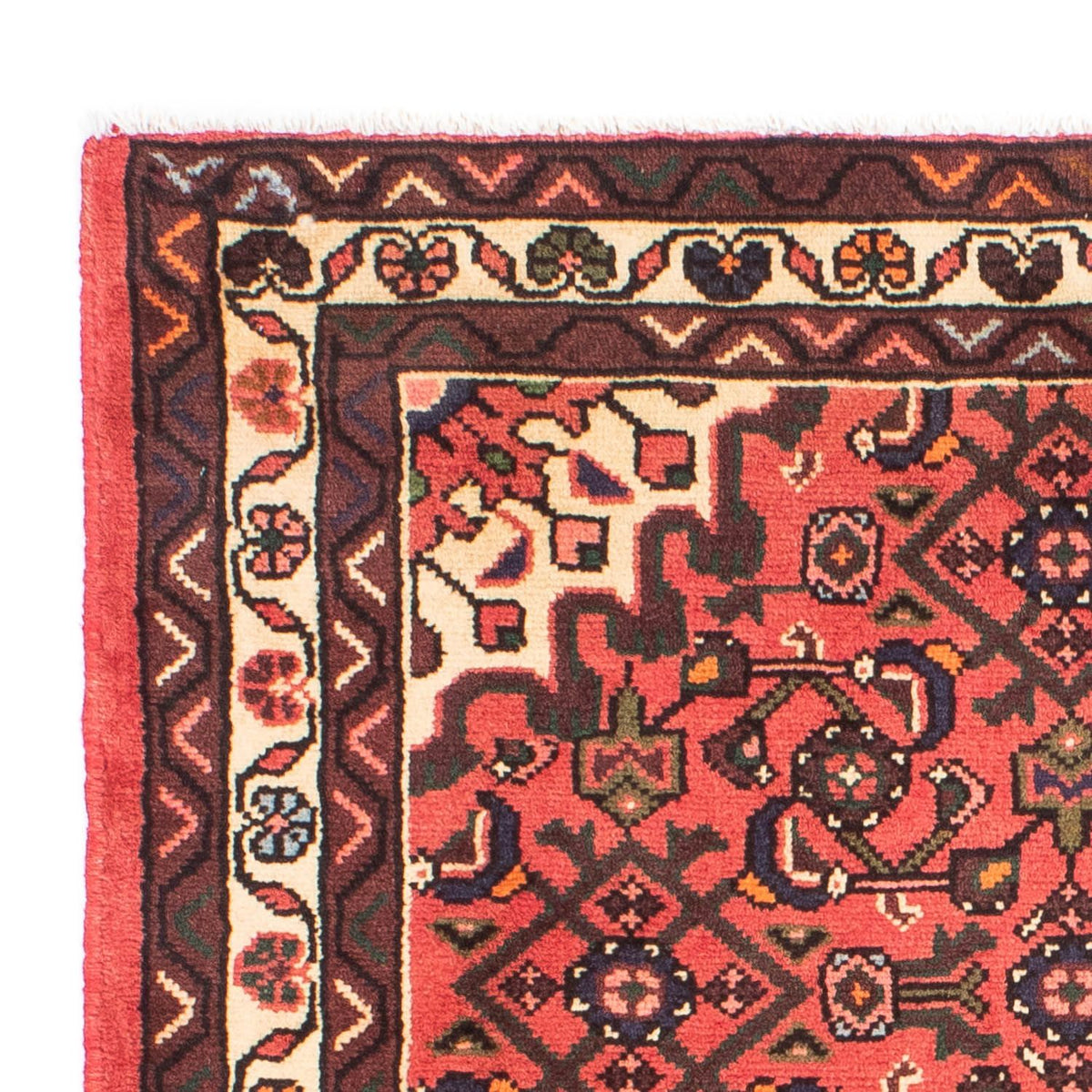 Tapis persan - Nomadic - 152 x 103 cm - rouge