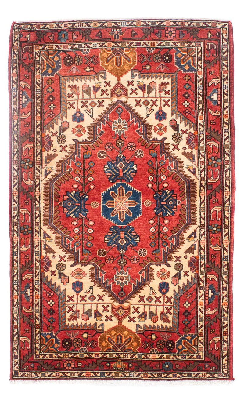 Tapis persan - Nomadic - 178 x 110 cm - rouge foncé