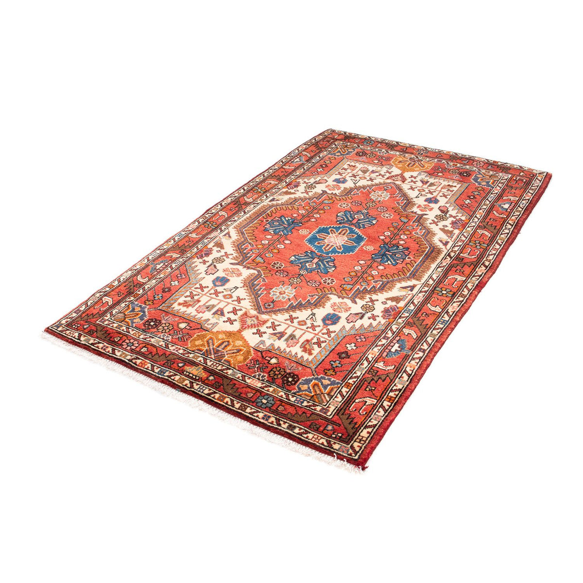 Tapis persan - Nomadic - 178 x 110 cm - rouge foncé
