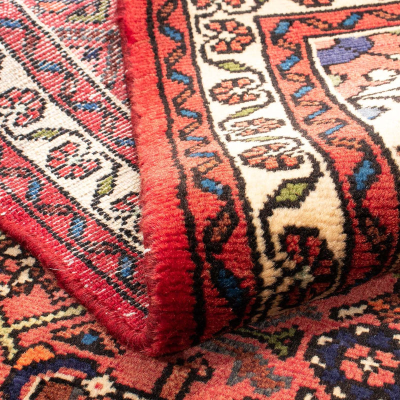 Tapis persan - Nomadic - 147 x 100 cm - rouge foncé