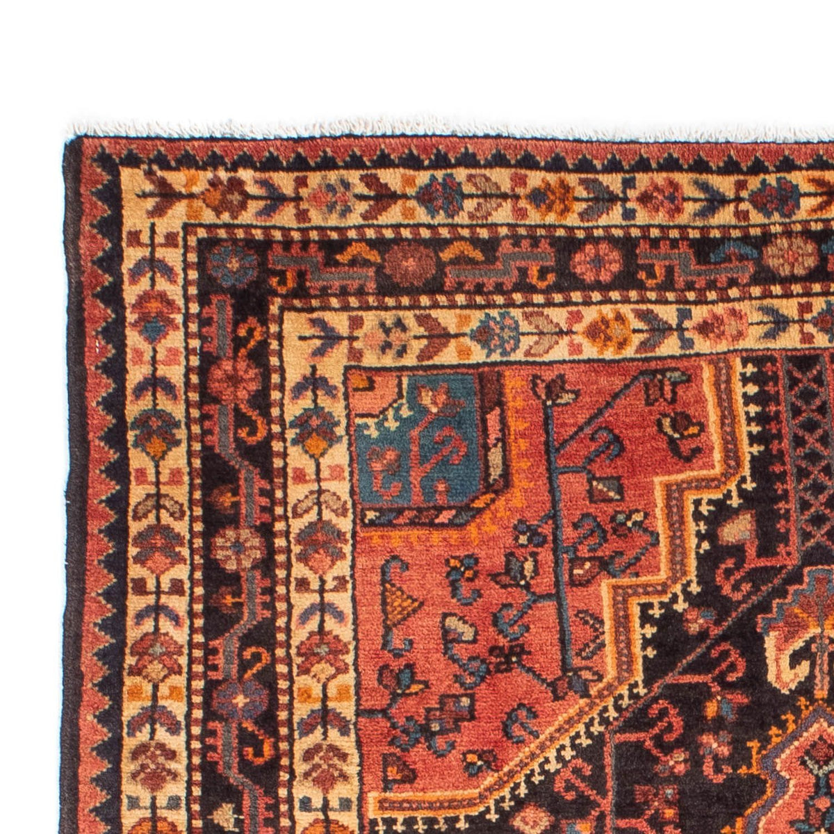 Tapis persan - Nomadic - 172 x 106 cm - bleu foncé