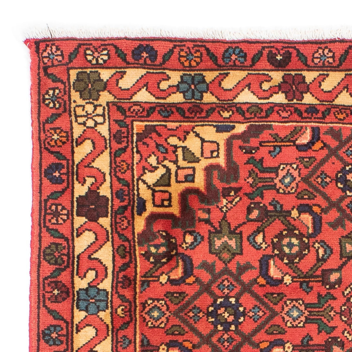 Tapis persan - Nomadic - 160 x 112 cm - rouge