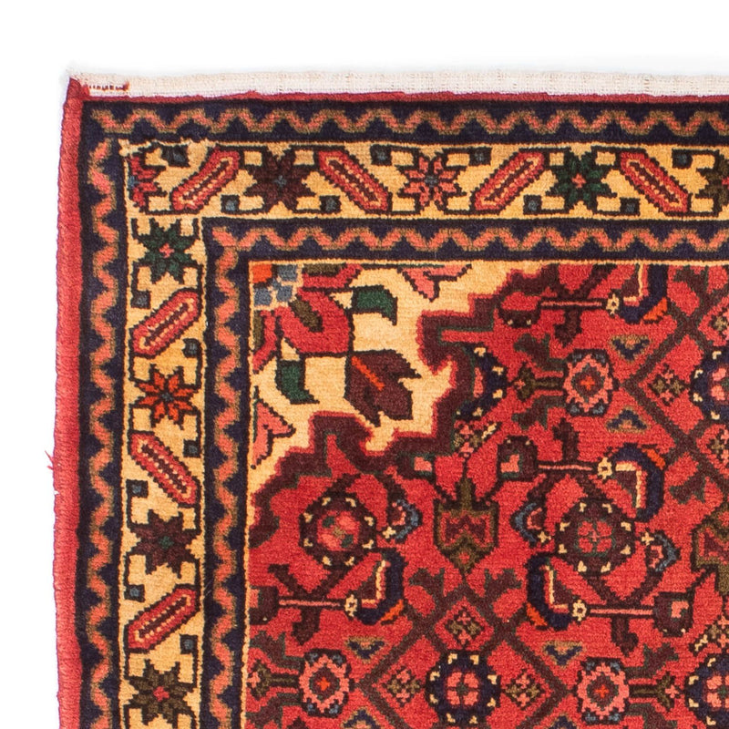 Tapis persan - Nomadic - 156 x 106 cm - rouge foncé
