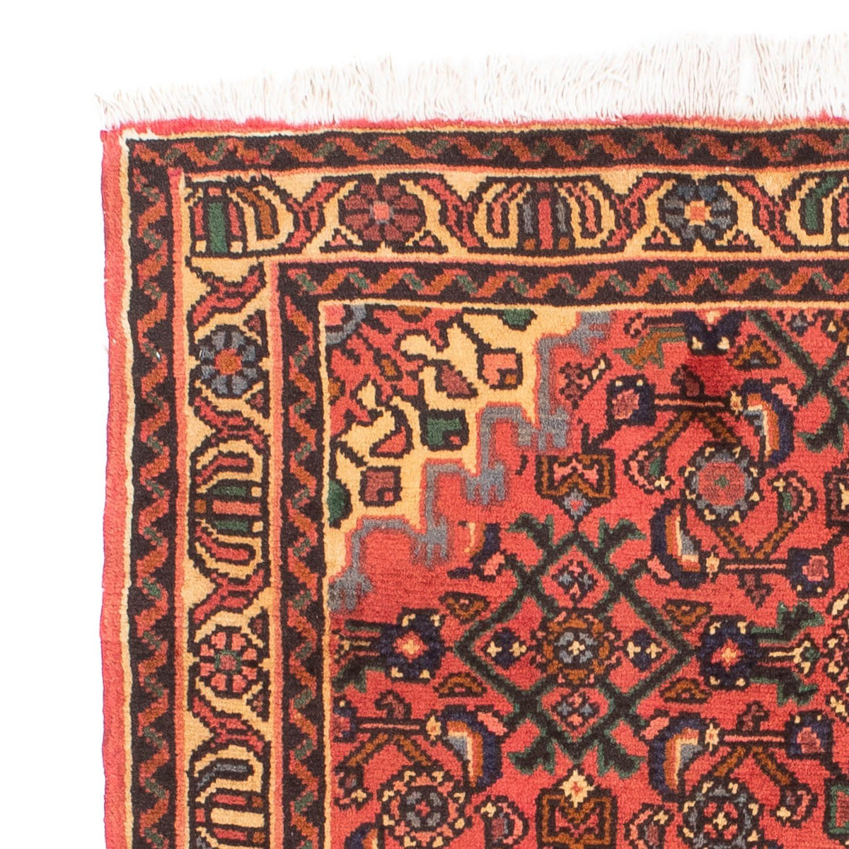 Tapis persan - Nomadic - 160 x 100 cm - rouge foncé