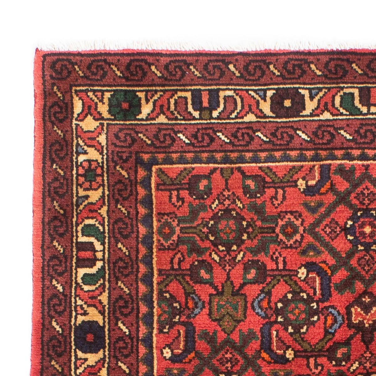 Tapis persan - Nomadic - 165 x 100 cm - rouge foncé