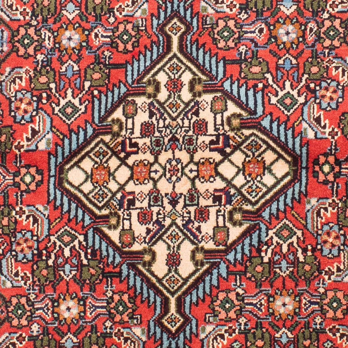 Tapis persan - Nomadic - 160 x 103 cm - rouge