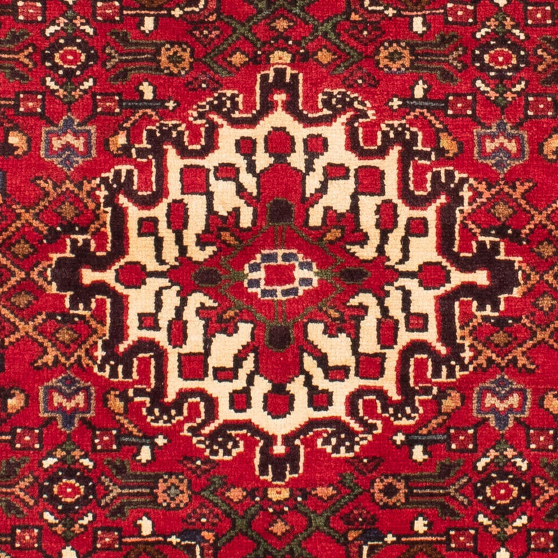 Tapis persan - Nomadic - 160 x 115 cm - rouge foncé