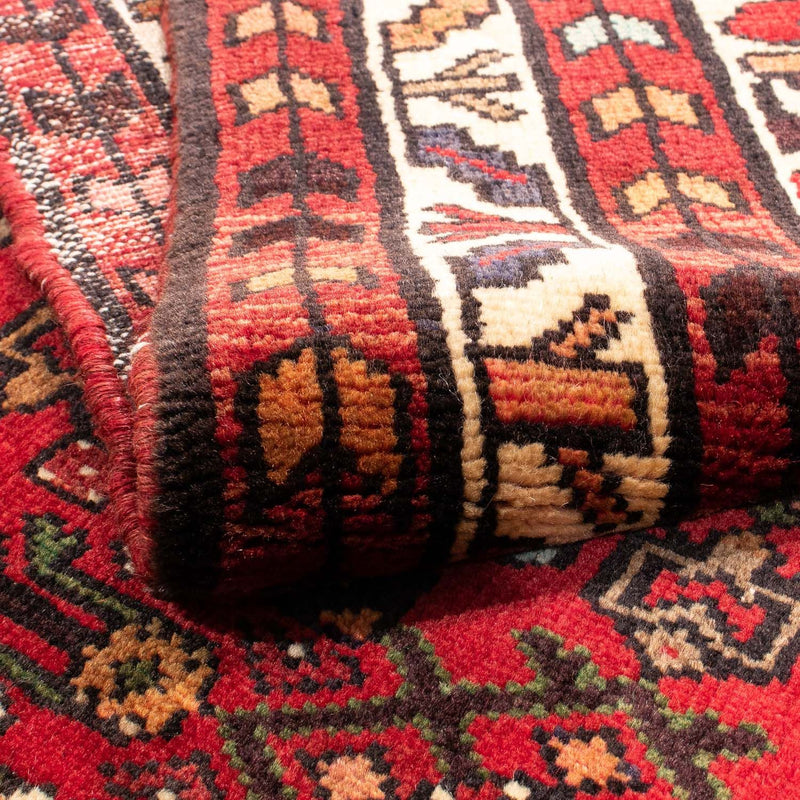 Tapis persan - Nomadic - 160 x 115 cm - rouge foncé