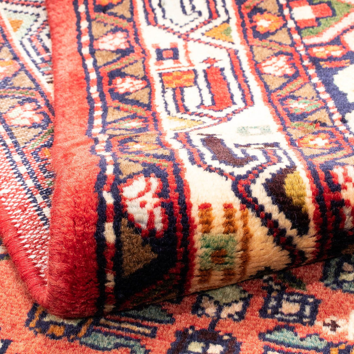Tapis persan - Nomadic - 145 x 98 cm - rouge