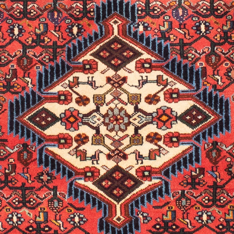 Tapis persan - Nomadic - 160 x 105 cm - rouge foncé