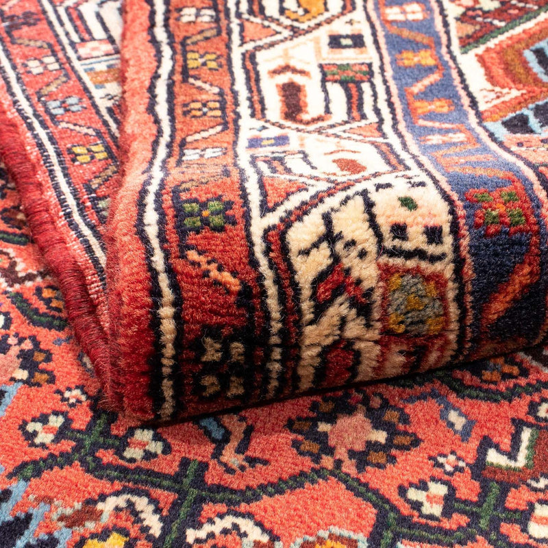 Tapis persan - Nomadic - 160 x 105 cm - rouge foncé