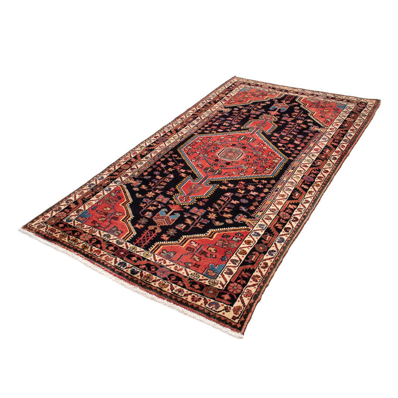 Tapis persan - Nomadic - 200 x 115 cm - bleu foncé