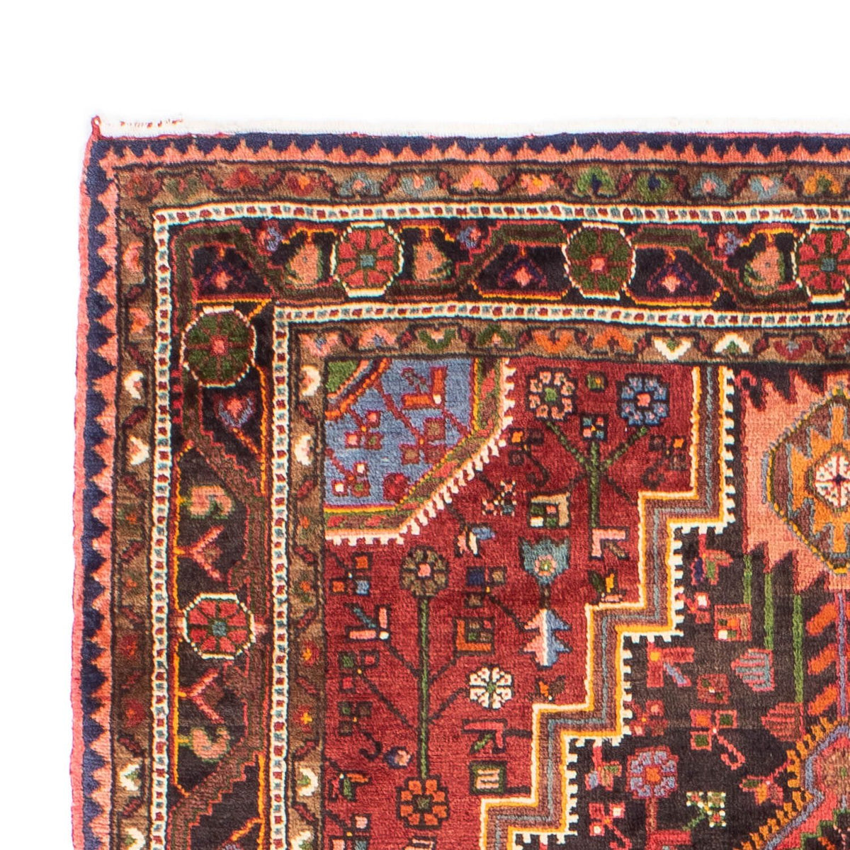 Tapis persan - Nomadic - 227 x 145 cm - bleu foncé