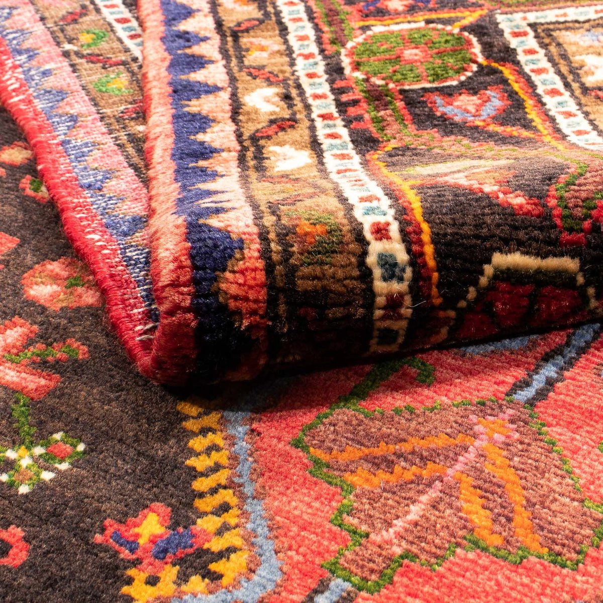 Tapis persan - Nomadic - 227 x 145 cm - bleu foncé