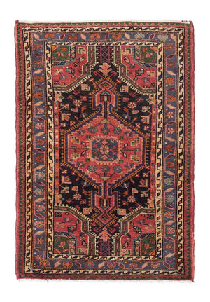 Tapis persan - Nomadic - 122 x 82 cm - rouge clair