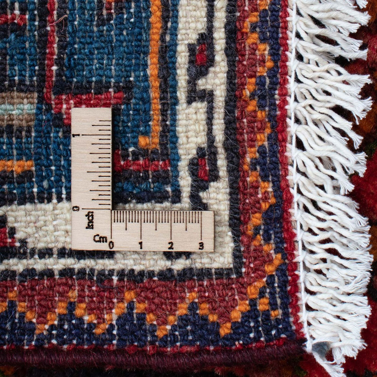 Tapis persan - Nomadic - 125 x 90 cm - rouge foncé