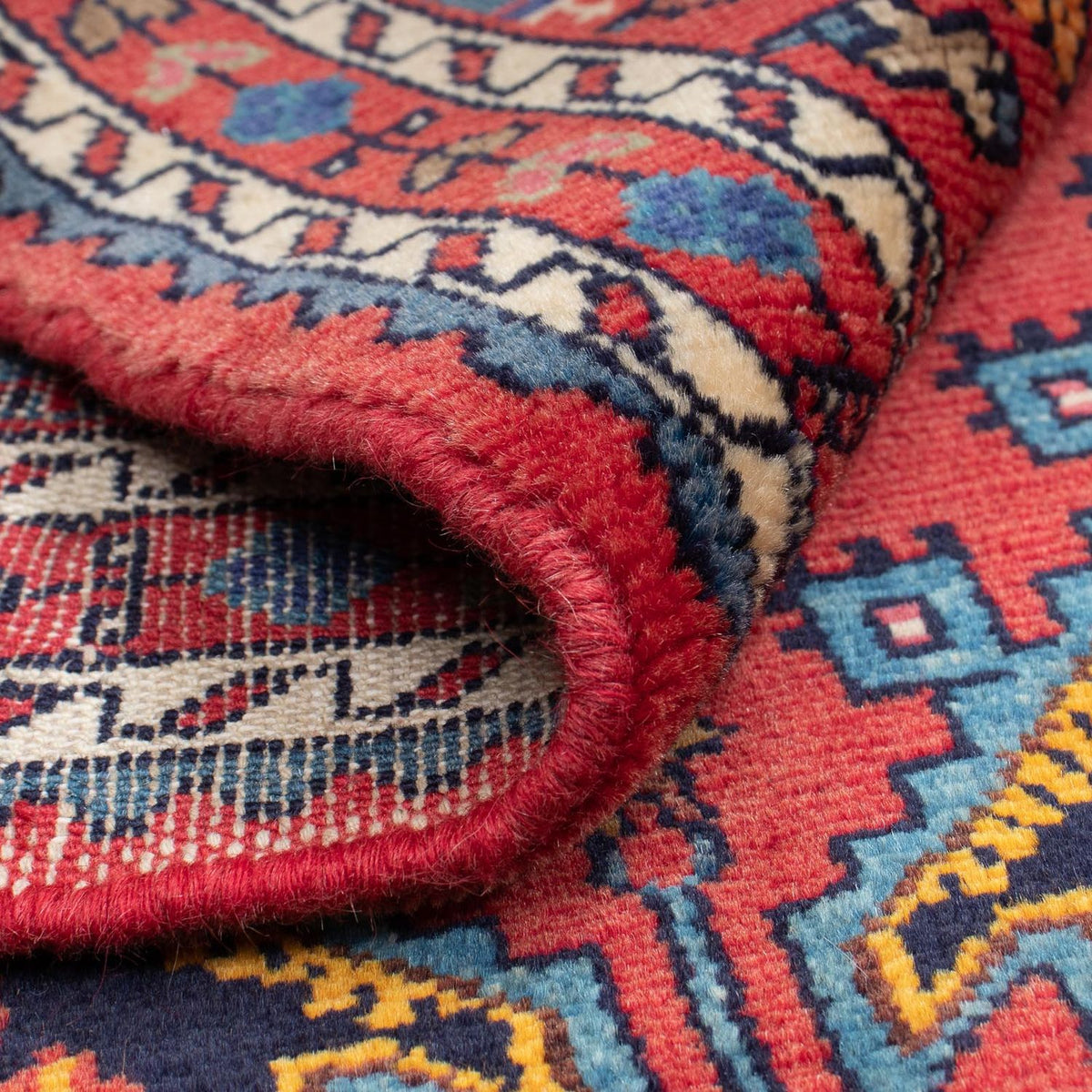 Tapis persan - Nomadic - 130 x 90 cm - rouge