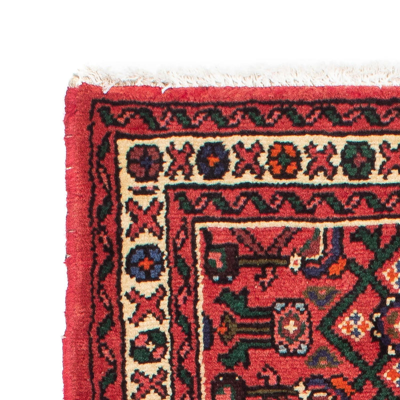 Tapis de couloir Tapis persan - Nomadic - 190 x 68 cm - rouge foncé