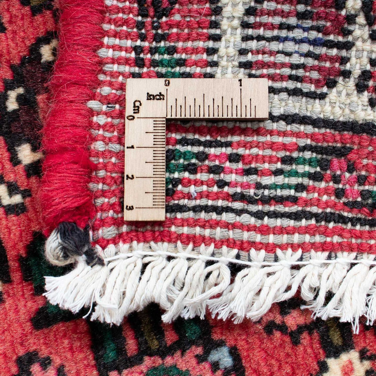 Tapis de couloir Tapis persan - Nomadic - 190 x 68 cm - rouge foncé