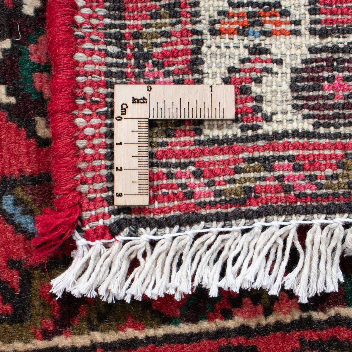 Tapis de couloir Tapis persan - Nomadic - 195 x 74 cm - rouge foncé