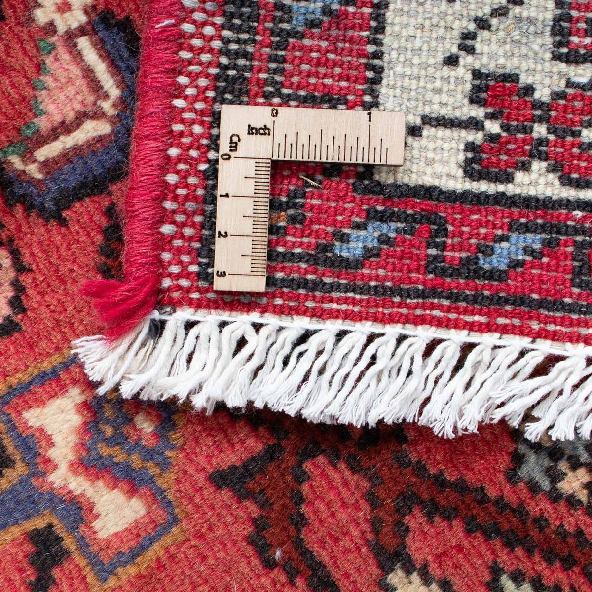 Tapis de couloir Tapis persan - Nomadic - 205 x 75 cm - rouge foncé