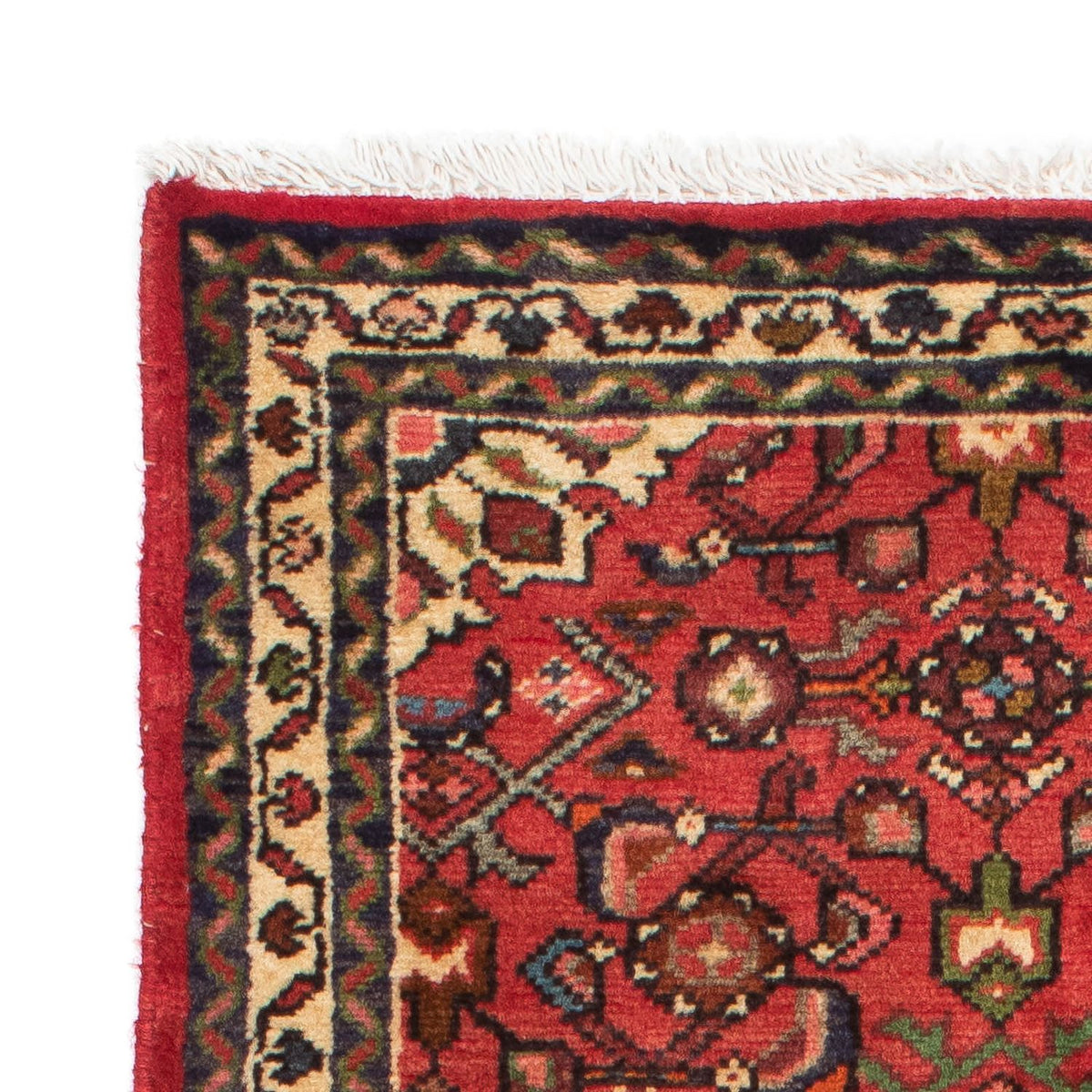 Tapis de couloir Tapis persan - Nomadic - 200 x 70 cm - rouge foncé