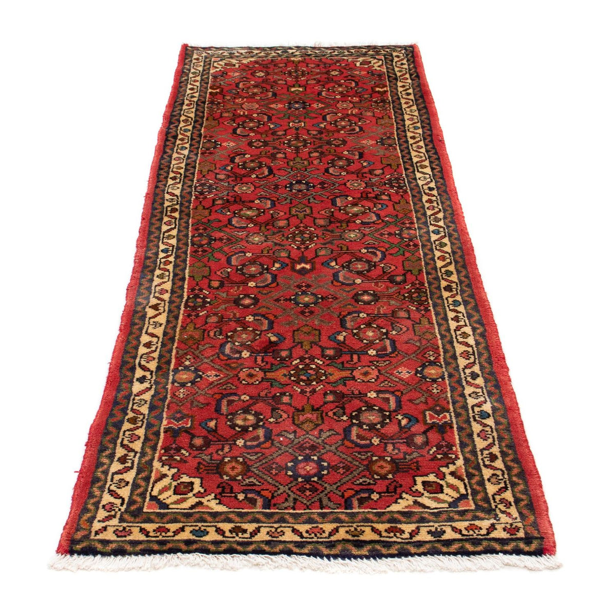 Tapis de couloir Tapis persan - Nomadic - 200 x 70 cm - rouge foncé