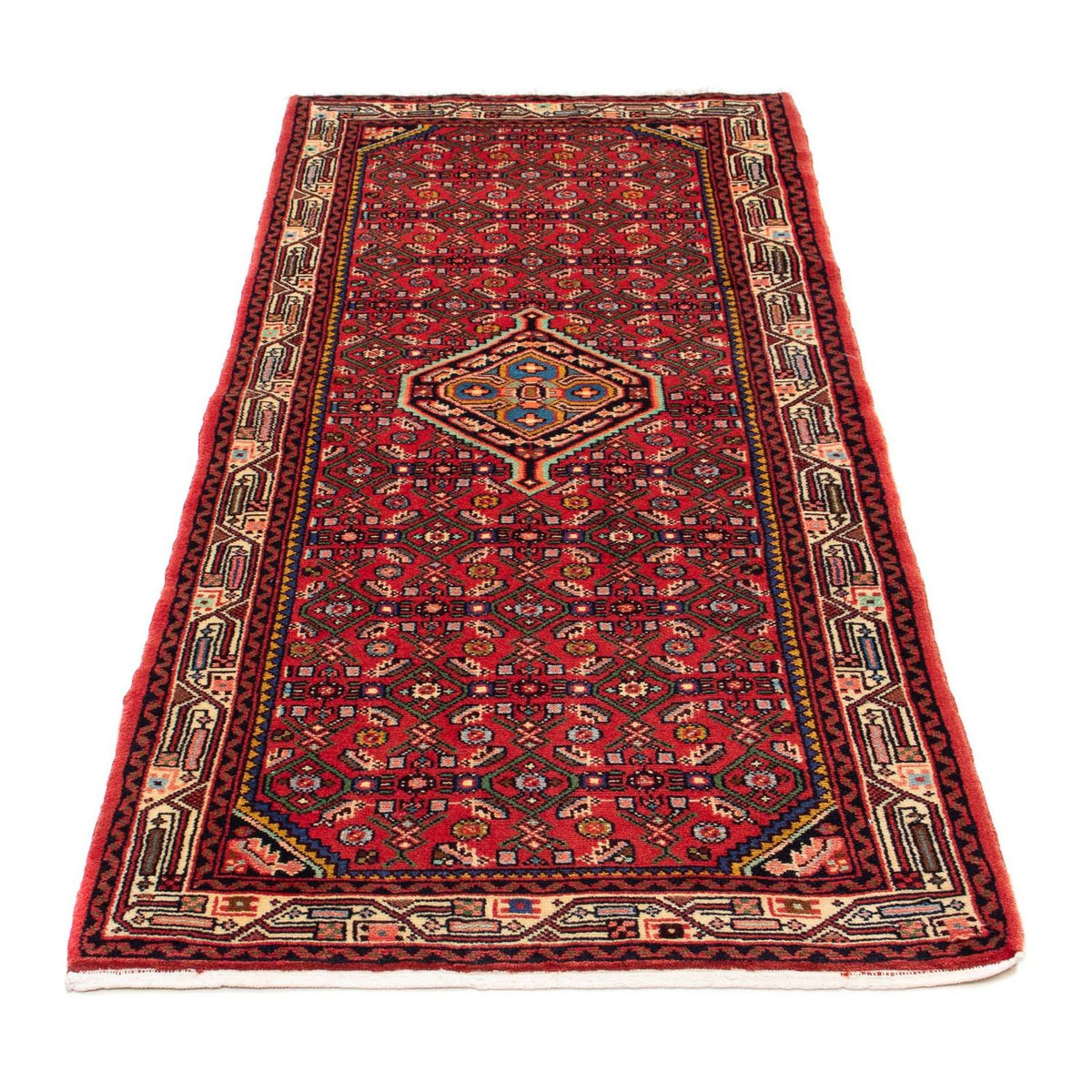 Tapis de couloir Tapis persan - Nomadic - 190 x 82 cm - rouge