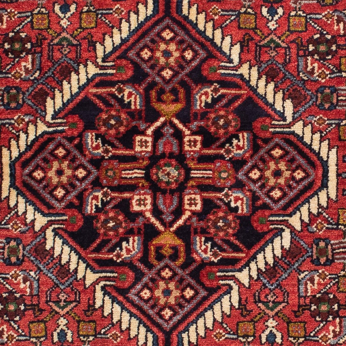 Tapis de couloir Tapis persan - Nomadic - 200 x 78 cm - rouge foncé