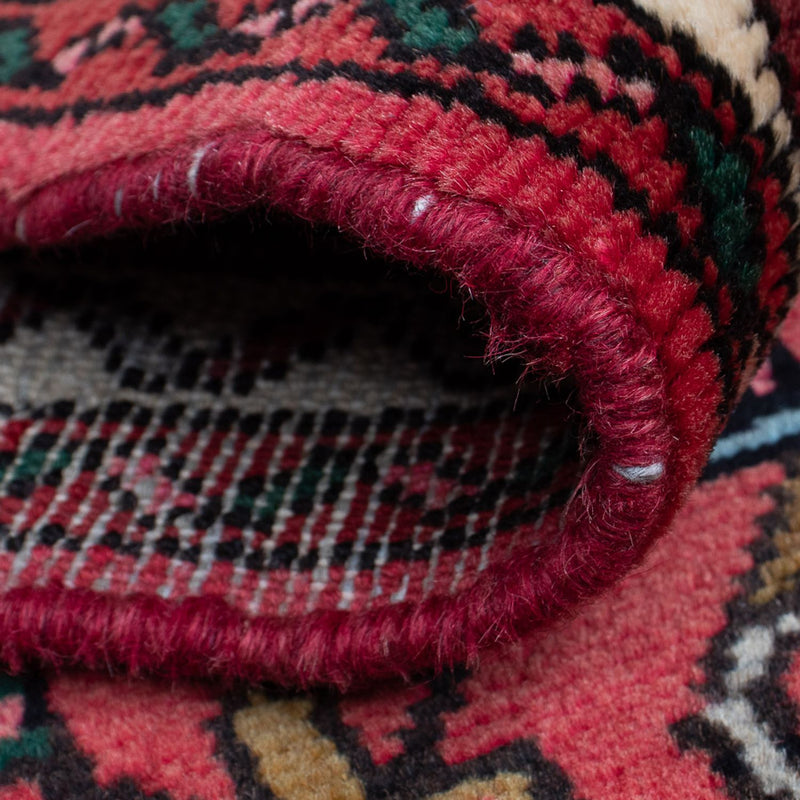 Tapis de couloir Tapis persan - Nomadic - 185 x 70 cm - rouge foncé