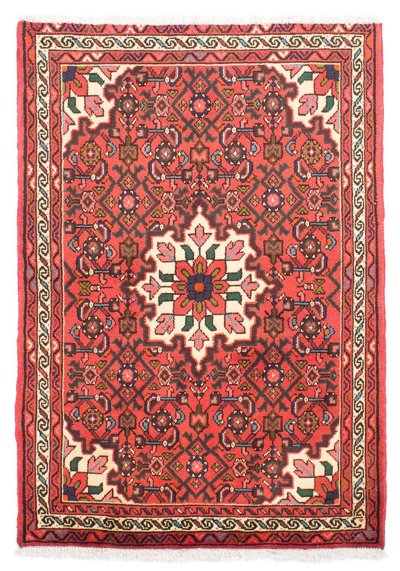 Tapis persan - Nomadic - 146 x 100 cm - rouge