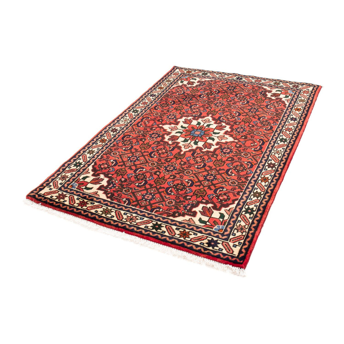 Tapis persan - Nomadic - 153 x 106 cm - rouge