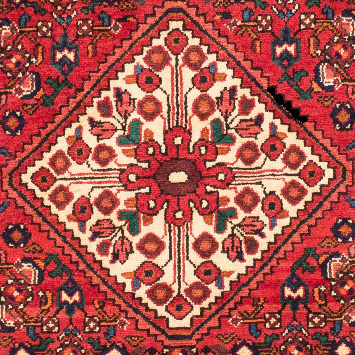 Tapis persan - Nomadic - 160 x 108 cm - rouge