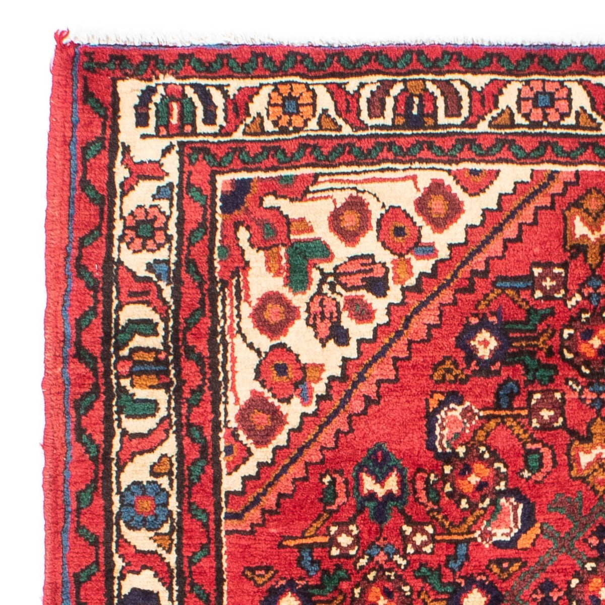 Tapis persan - Nomadic - 160 x 108 cm - rouge