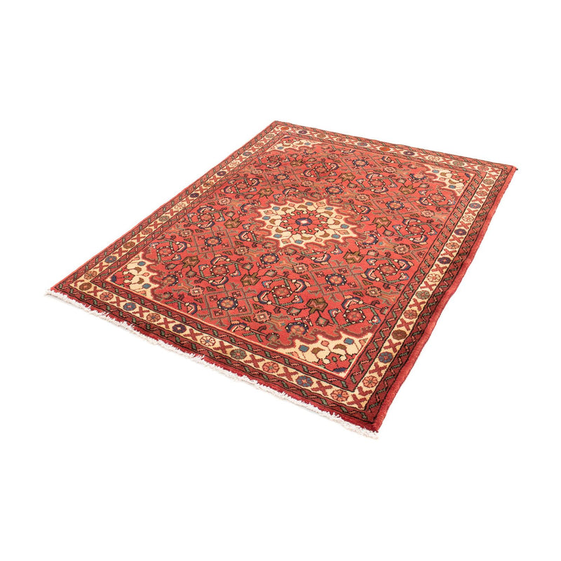Tapis persan - Nomadic - 135 x 110 cm - rouge clair