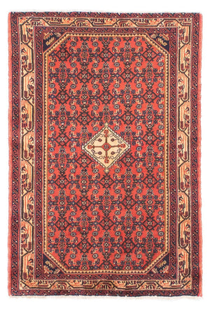 Tapis persan - Nomadic - 150 x 102 cm - rouge clair