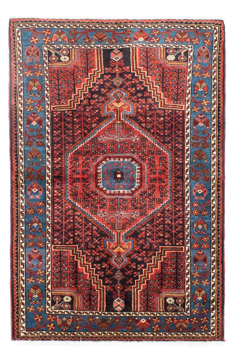 Tapis persan - Nomadic - 163 x 110 cm - rouge