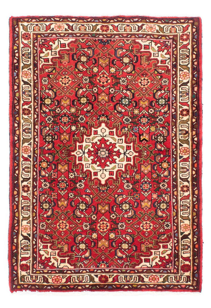 Tapis persan - Nomadic - 144 x 105 cm - rouge