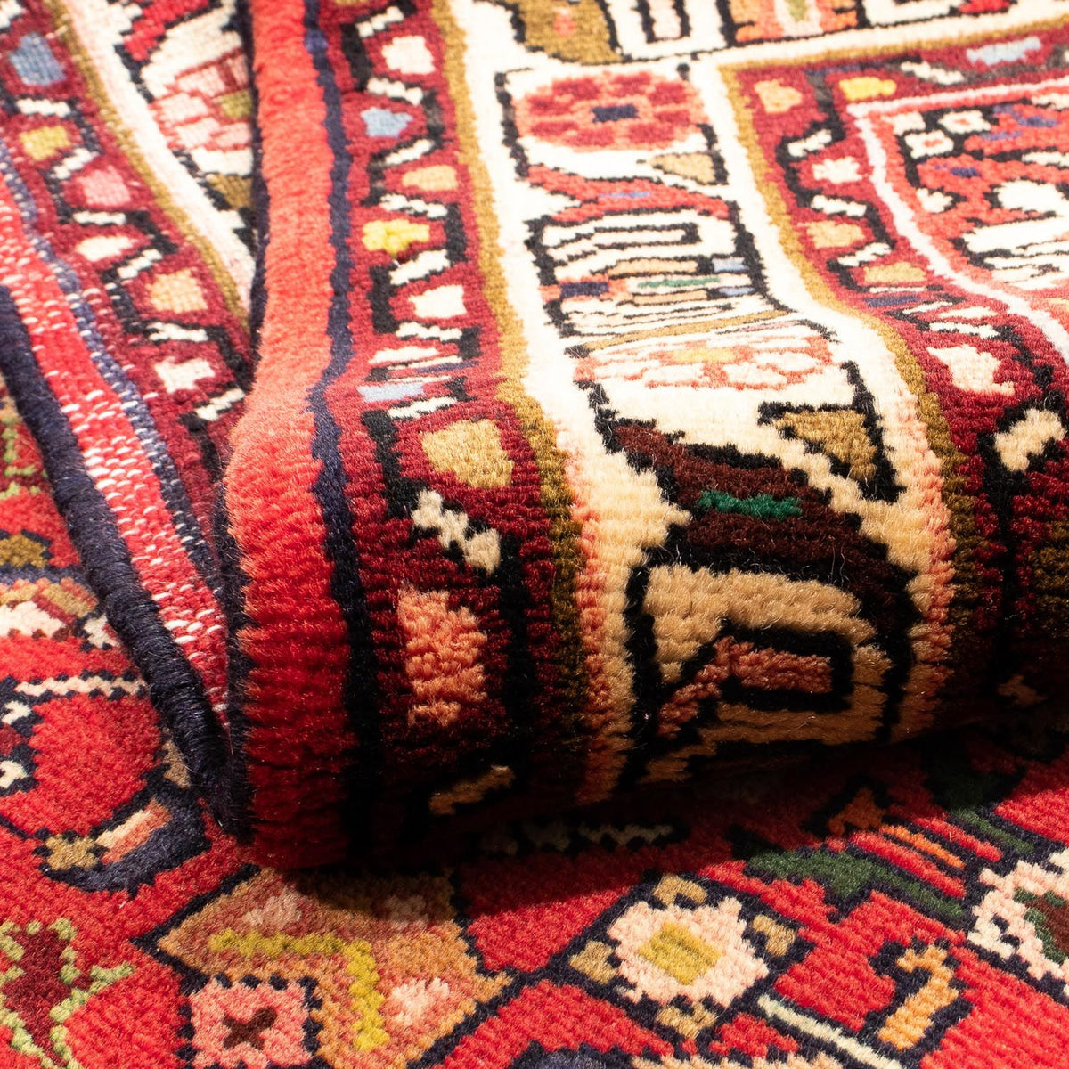 Tapis persan - Nomadic - 144 x 105 cm - rouge