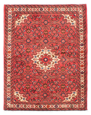 Tapis persan - Nomadic - 140 x 106 cm - rouge