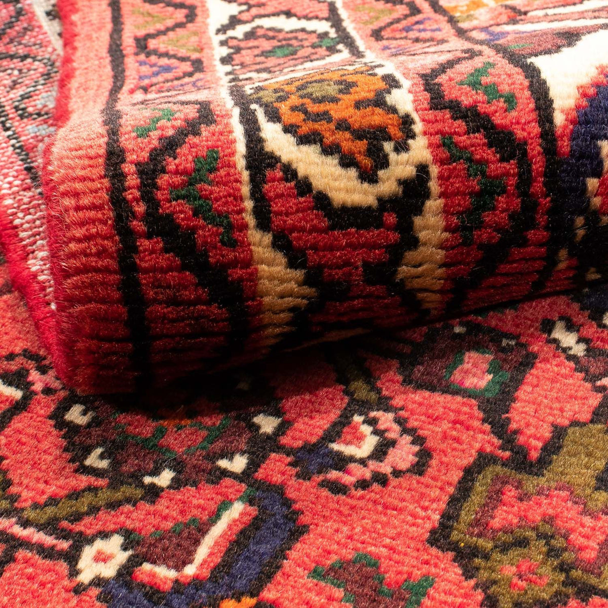 Tapis persan - Nomadic - 155 x 105 cm - rouge