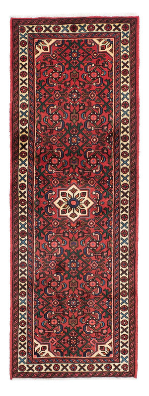 Tapis de couloir Tapis persan - Nomadic - 203 x 70 cm - rouge foncé