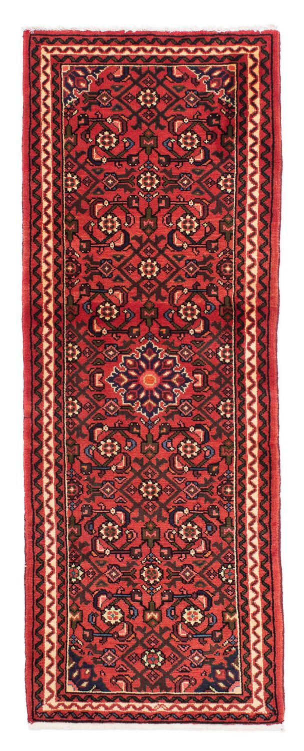 Tapis de couloir Tapis persan - Nomadic - 193 x 70 cm - rouge foncé