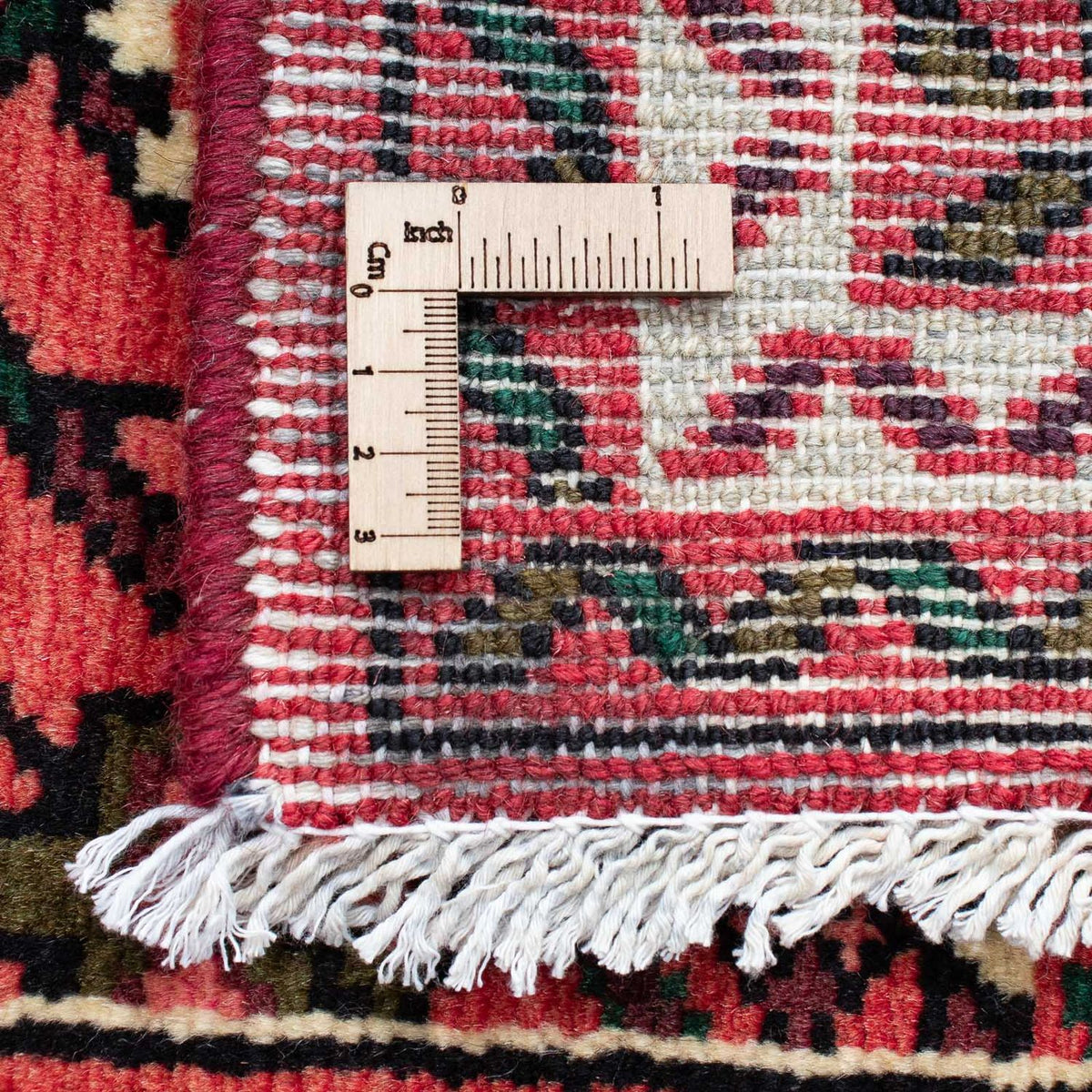 Tapis de couloir Tapis persan - Nomadic - 193 x 70 cm - rouge foncé