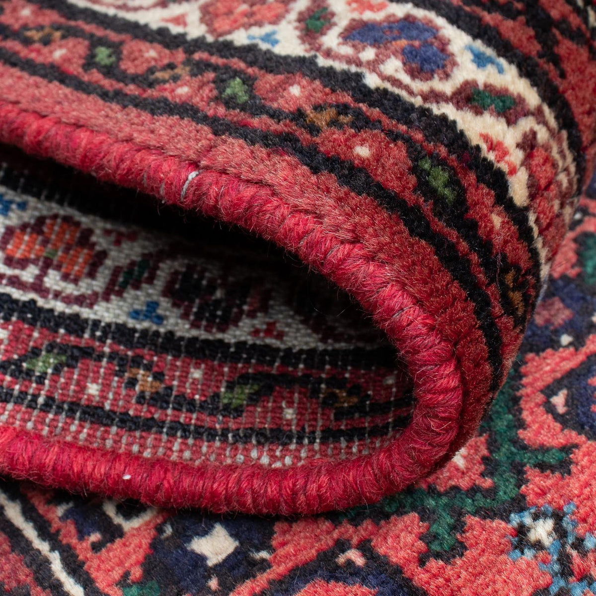 Tapis de couloir Tapis persan - Nomadic - 205 x 70 cm - rouge foncé