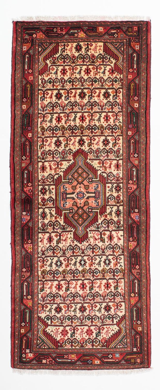 Tapis de couloir Tapis persan - Nomadic - 203 x 80 cm - beige